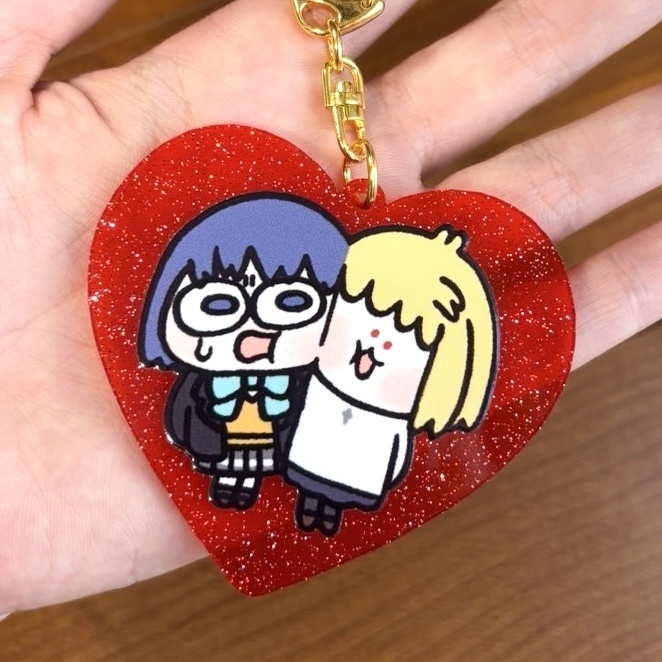 アルシエ❤︎ラブラブアクキー