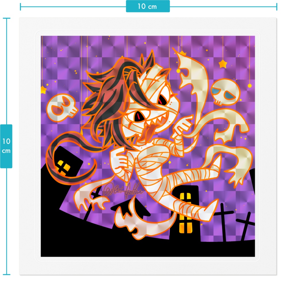 ♀🦎のハロウィンステッカー