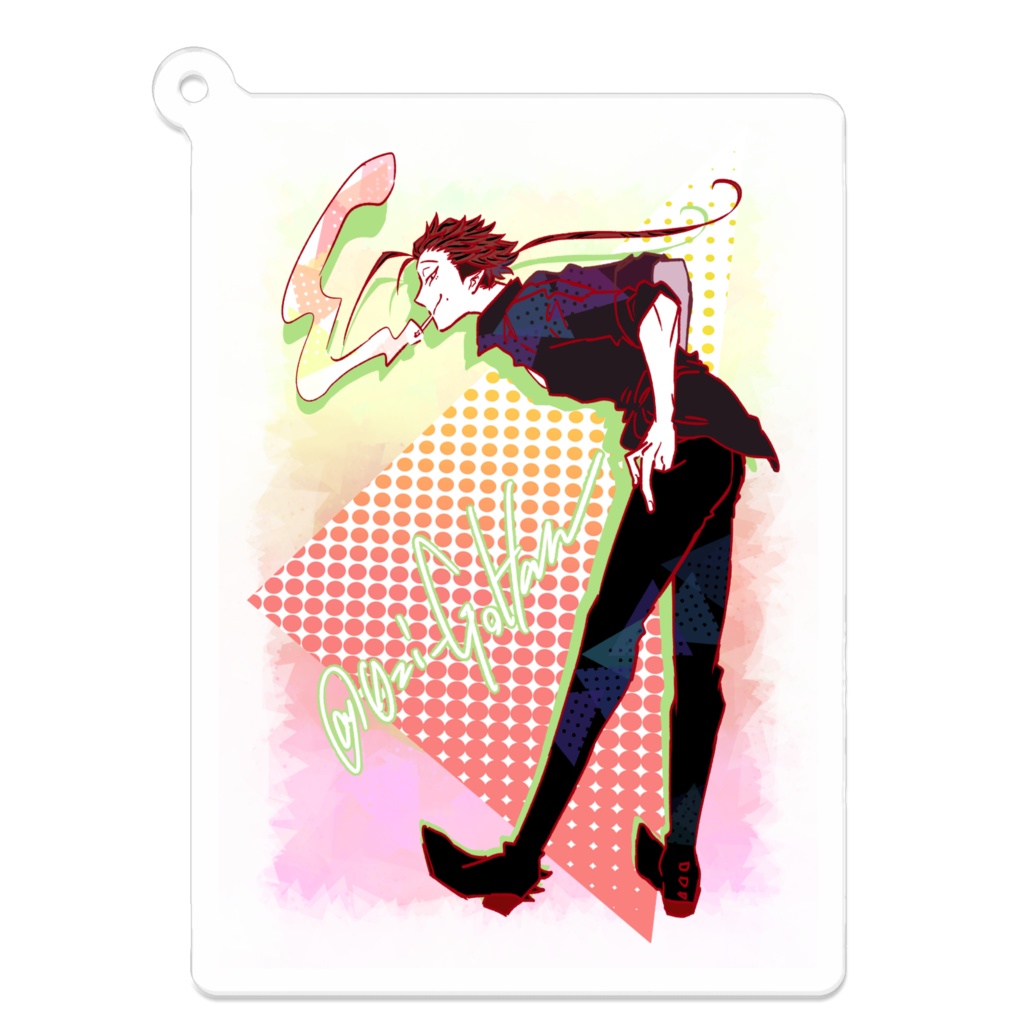 ♂れいじぽっぷアクリルキーホルダー