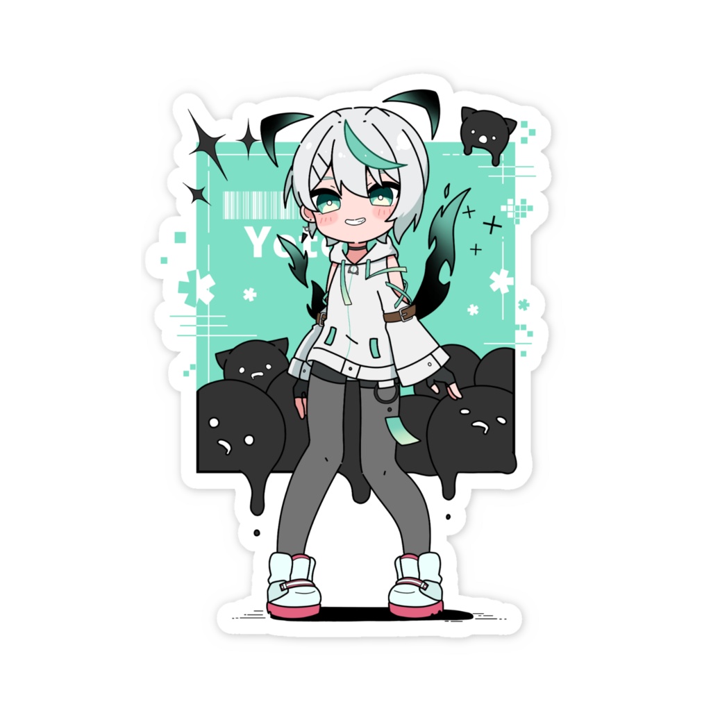 よとのすけステッカー