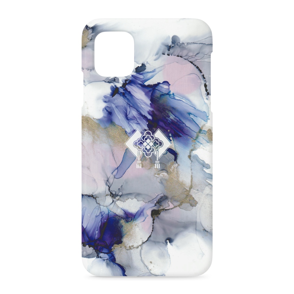 紫紺色のiPhoneケース