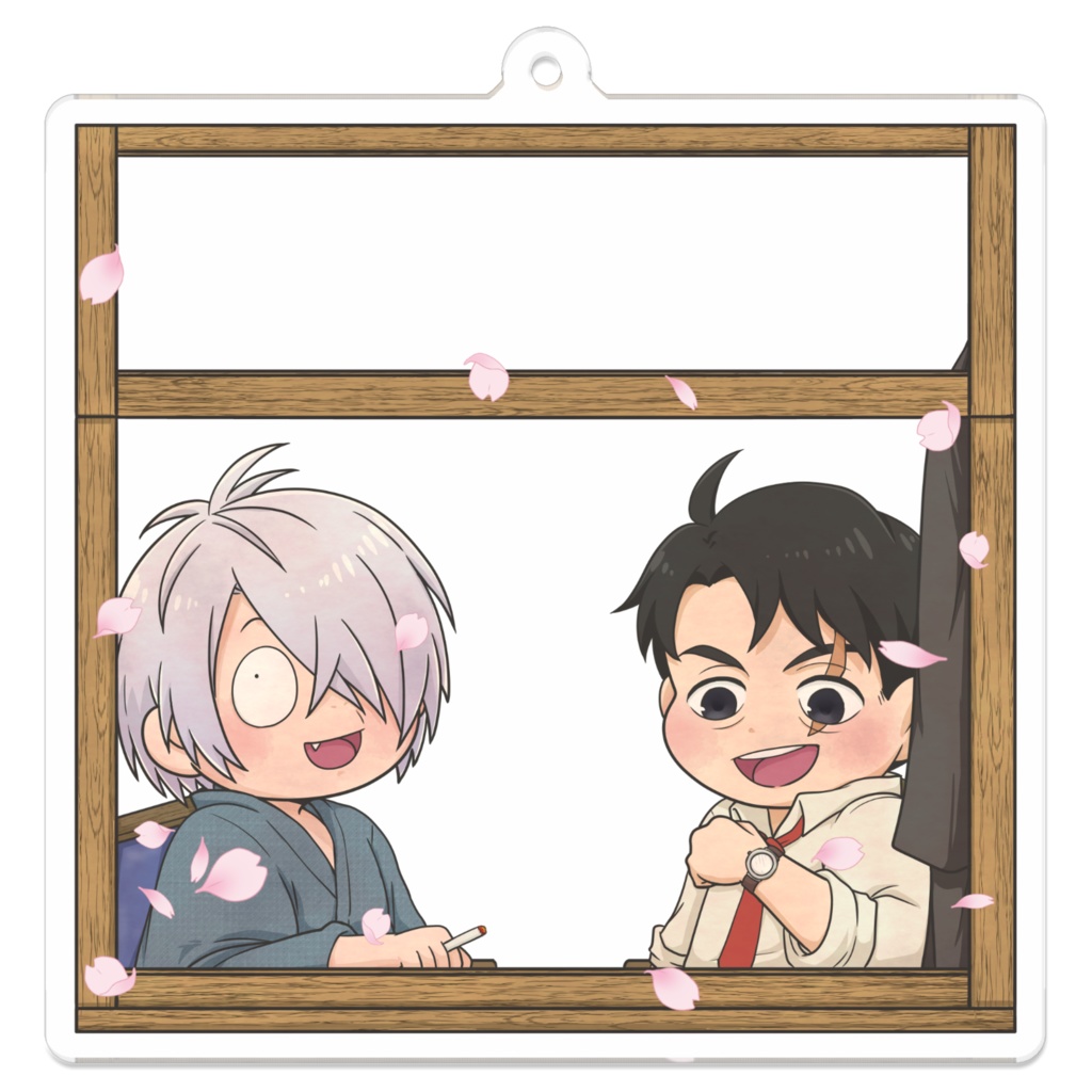 チチタチ車窓アクキー【自家通販】