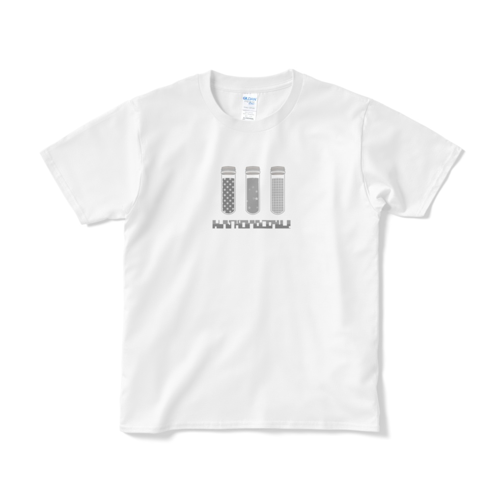 かわいい試験管Tシャツ