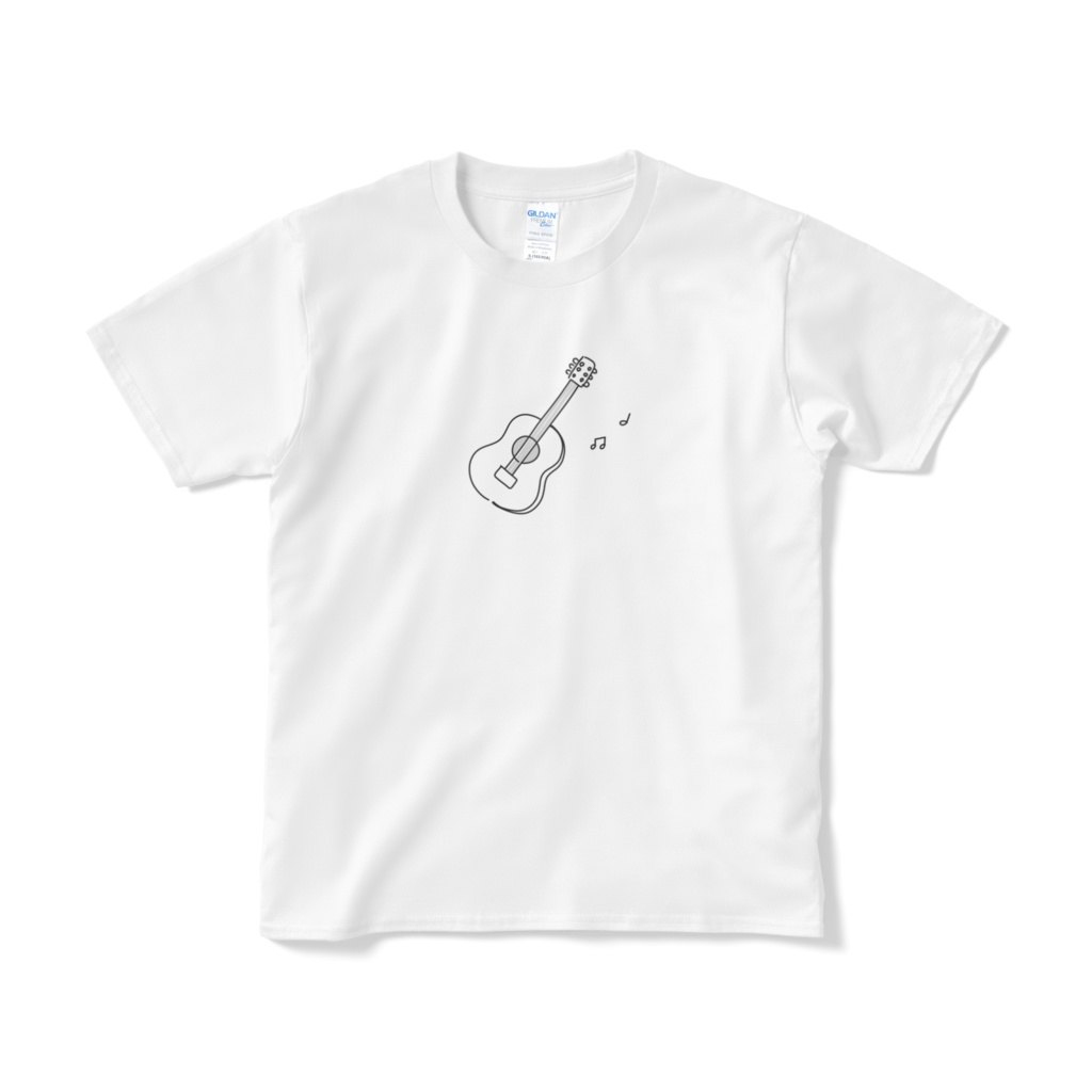 アコースティックギターのTシャツ