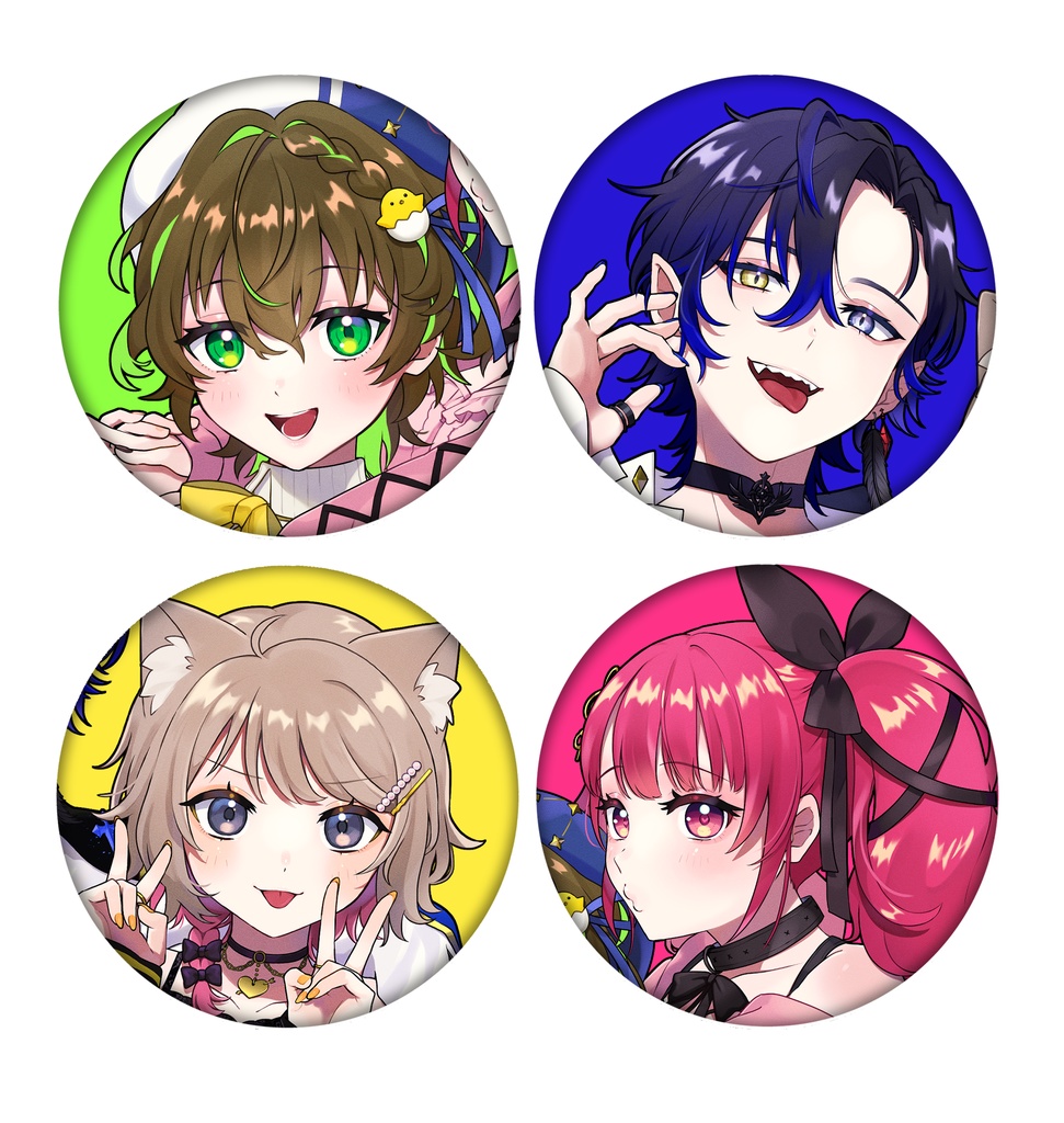 【2周年グッズ】缶バッジ
