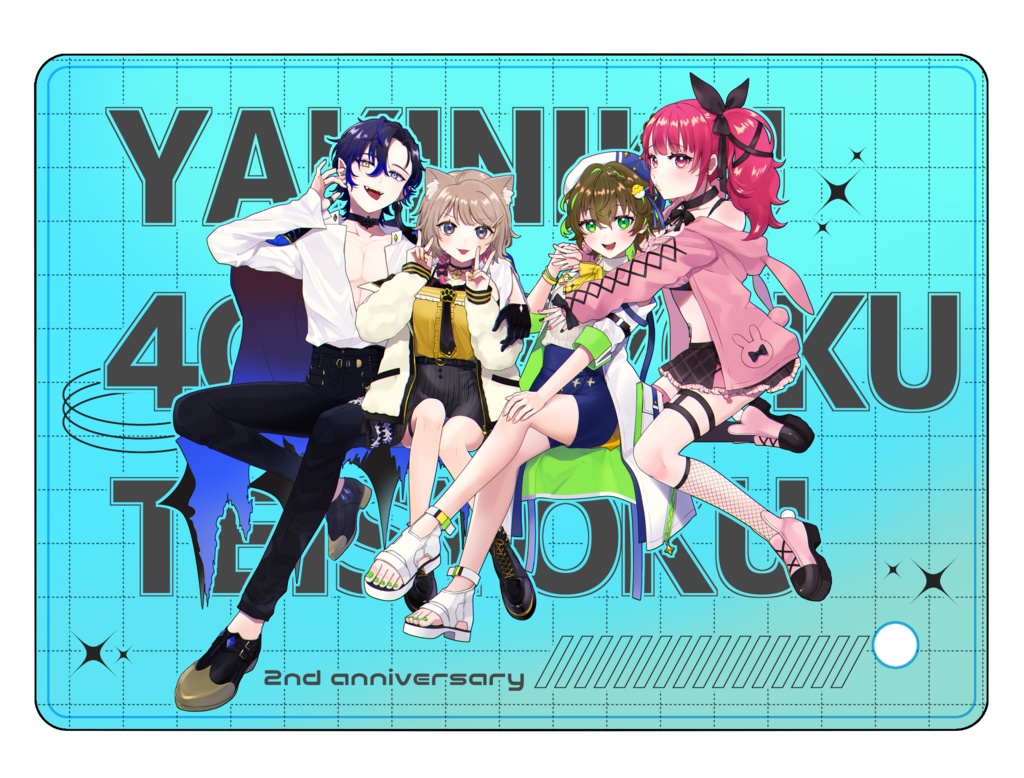 【2周年グッズ】オーロラアクリルアート