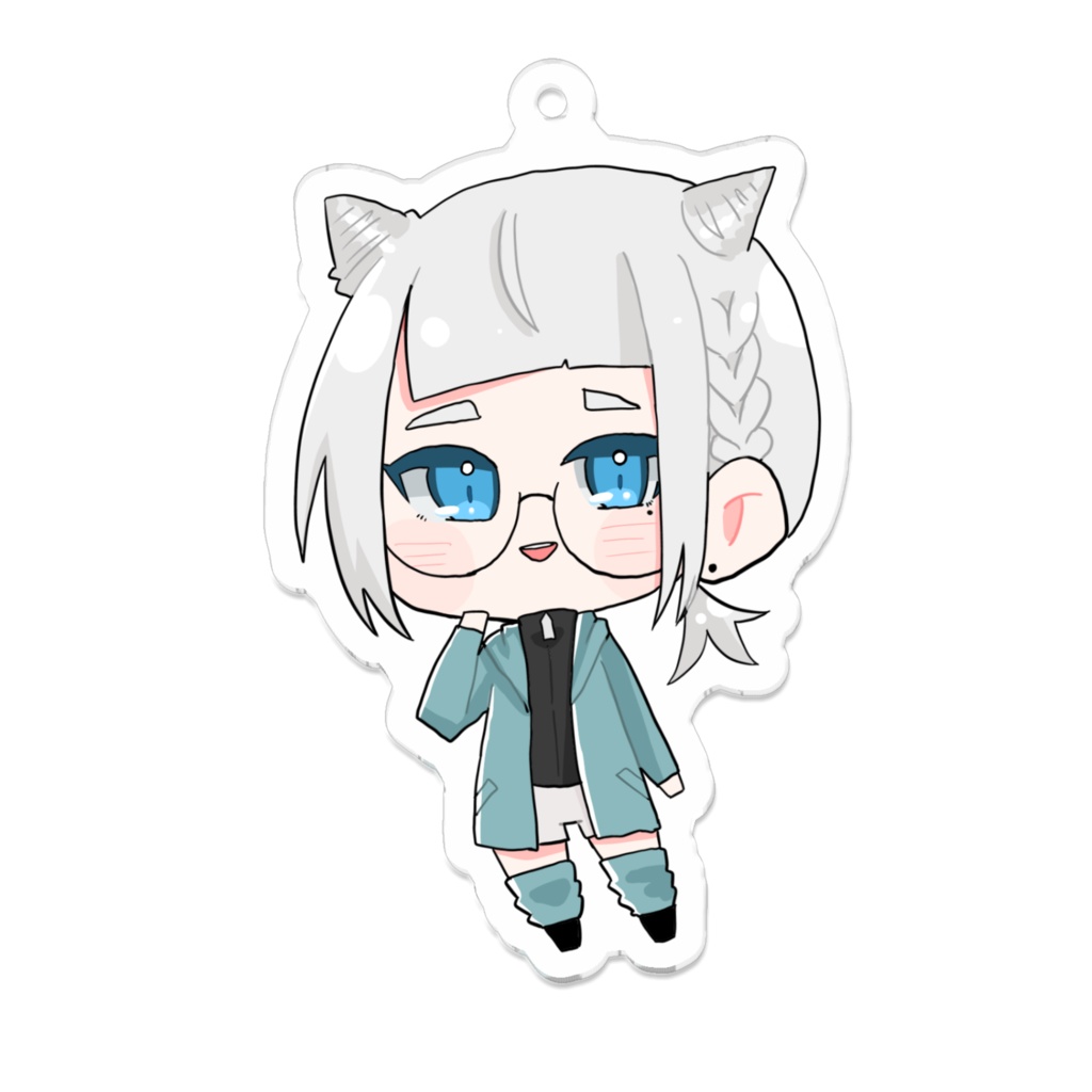 芦戸ライチSDイラストアクリルキーホルダー