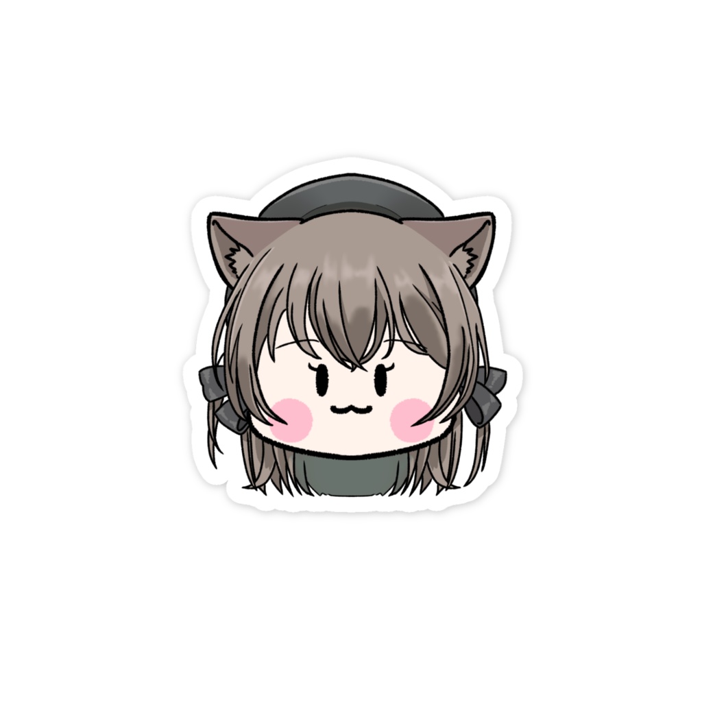 ステッカーみやびお顔