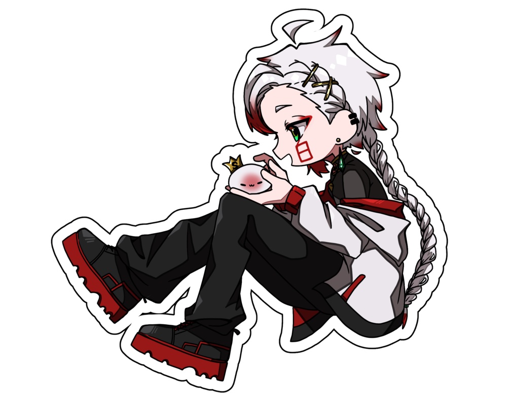 【代理】【シロ】アクリルキーホルダー