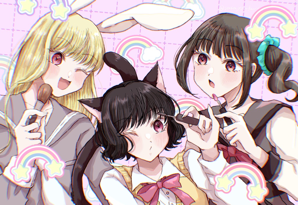 ミュウミュウ×わんぷり ポストカード