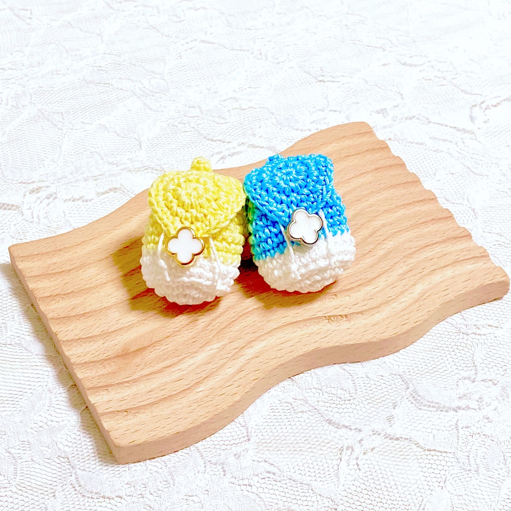 クロシェットリュック/パステルカラーver.