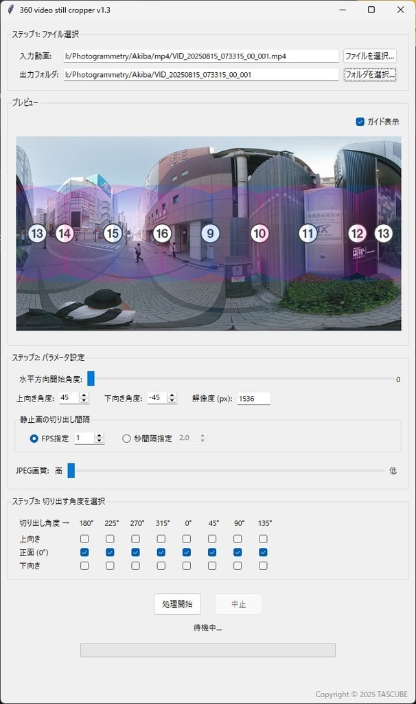 360 Video Still Cropper