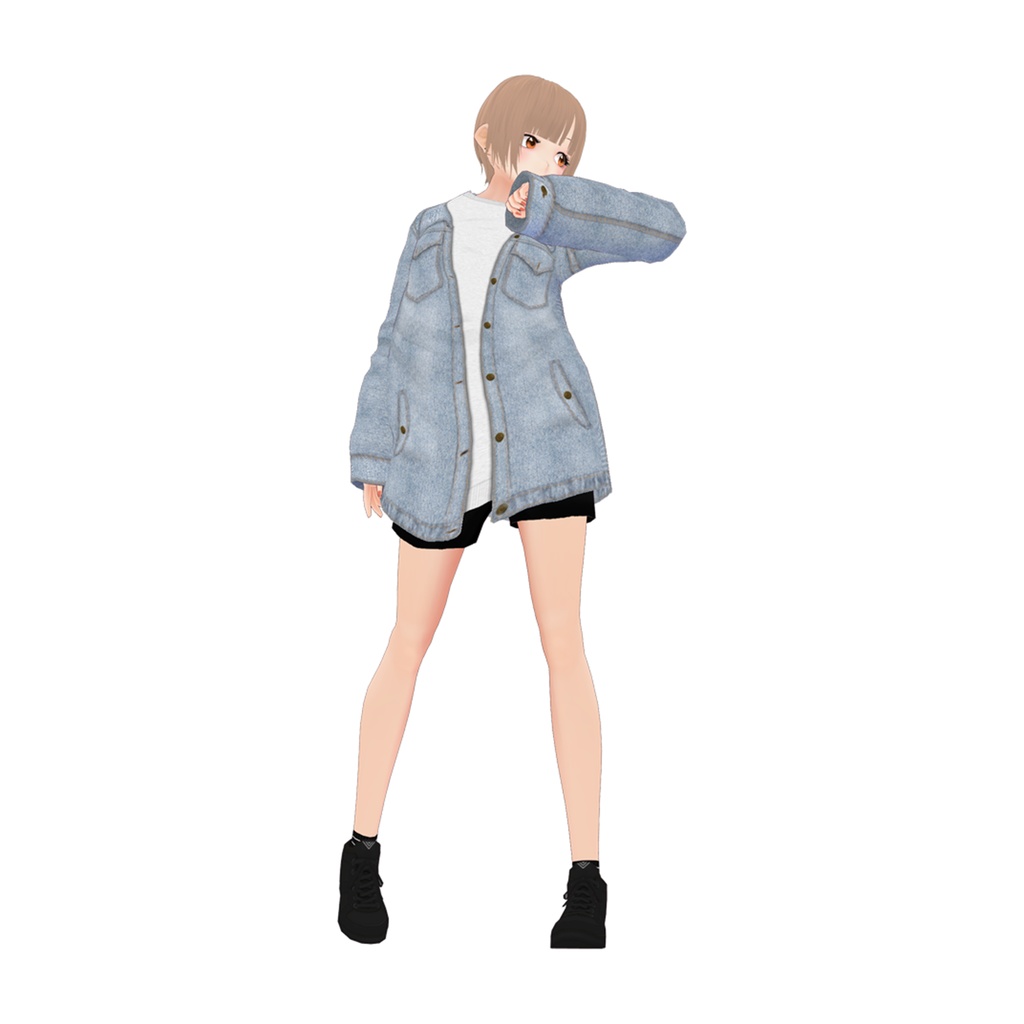 Vroid Over Denim Jacket オーバーサイズデニムジャケット Vear Clo Booth