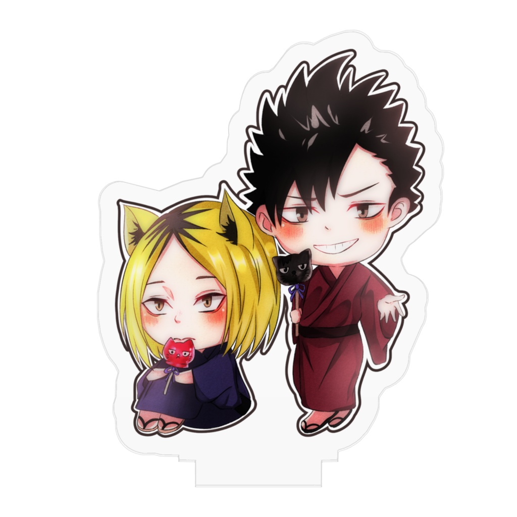 【ハイキュー】黒尾鉄朗&狐爪研磨 夏祭りアクスタ