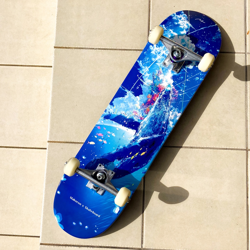まころん×スケートボードコラボ