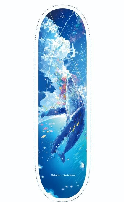 まころん×スケートボードコラボ