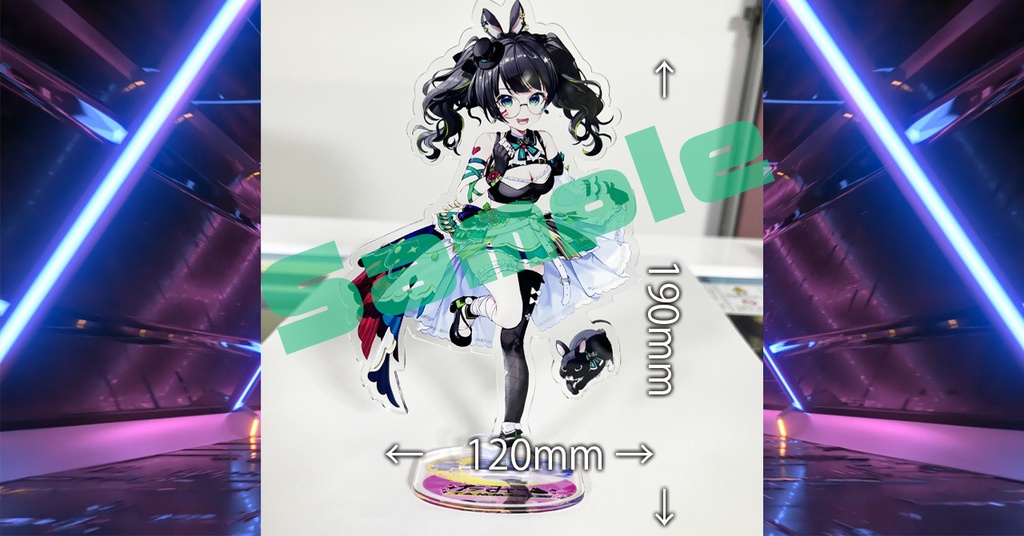 【アイドルロック衣装】2024新衣装アクリルフィギュア&缶バッジセット