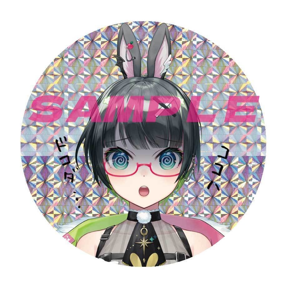 たみー新モデル・選べる百面相ホロ缶バッジ