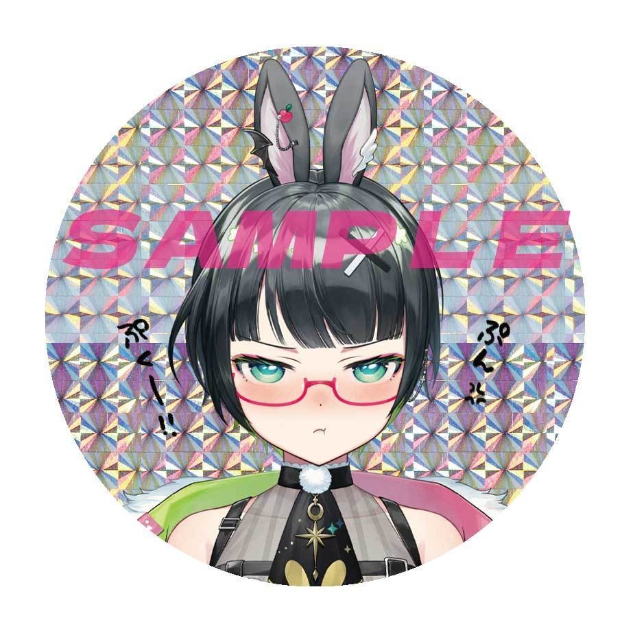 たみー新モデル・選べる百面相ホロ缶バッジ