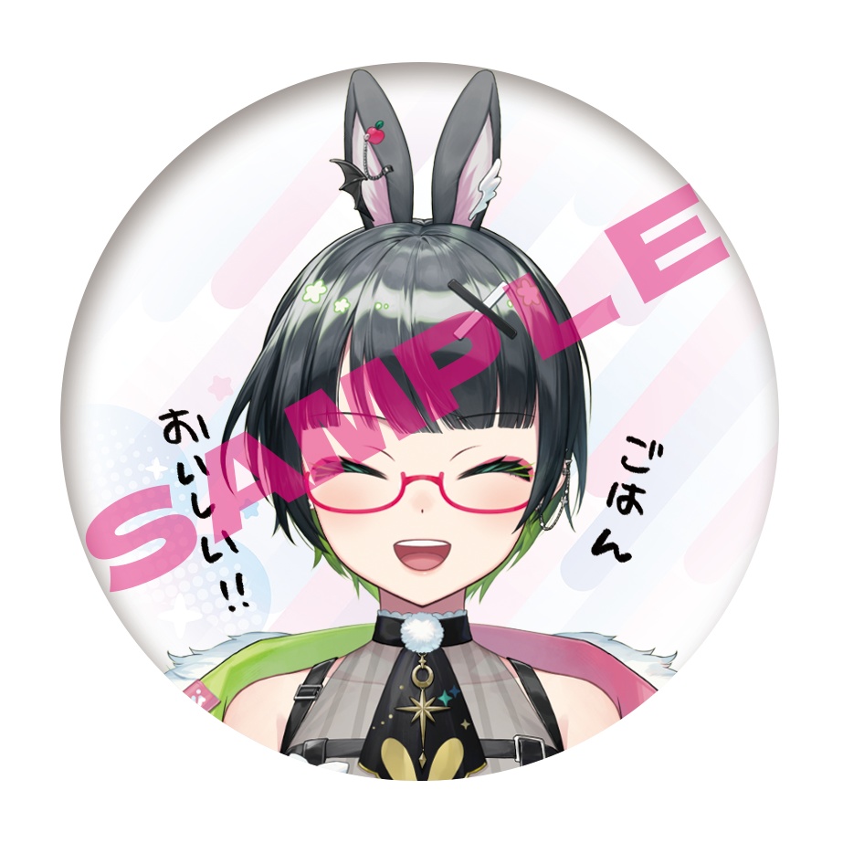 たみー新モデル・選べる百面相缶バッジ