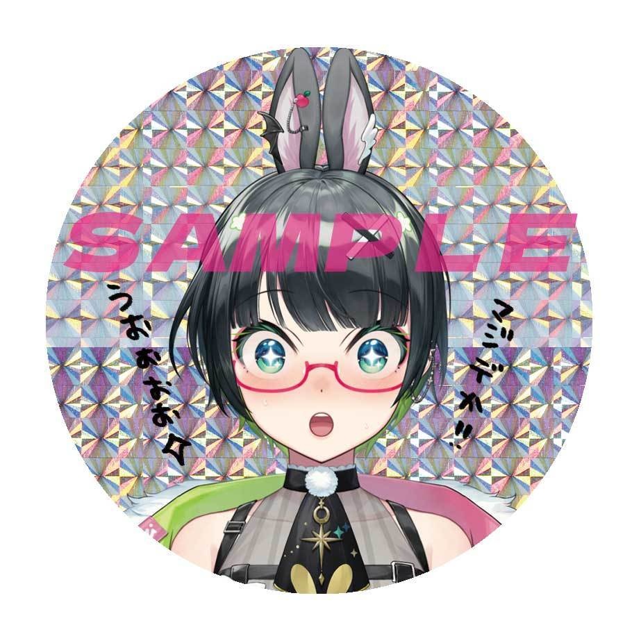 たみー新モデル・選べる百面相ホロ缶バッジ