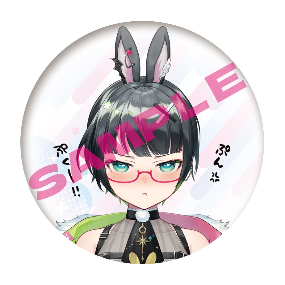 たみー新モデル・選べる百面相缶バッジ