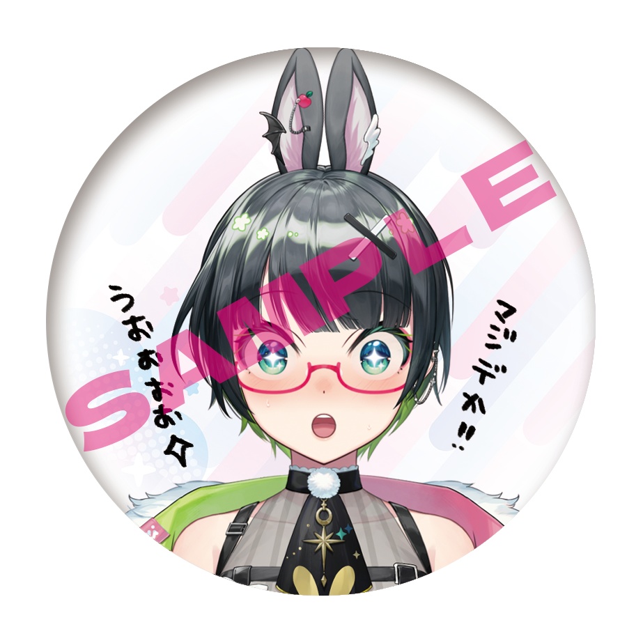 たみー新モデル・選べる百面相缶バッジ