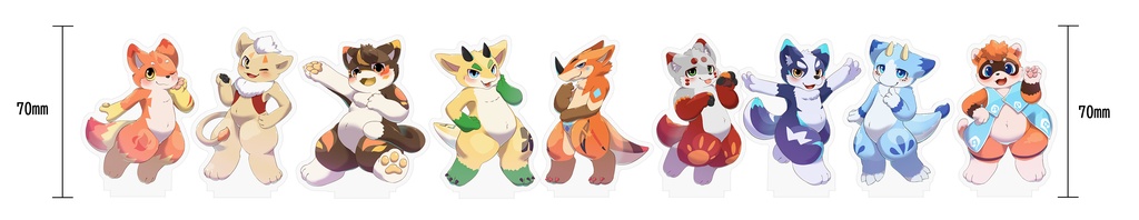 るーふるアクリルスタンド