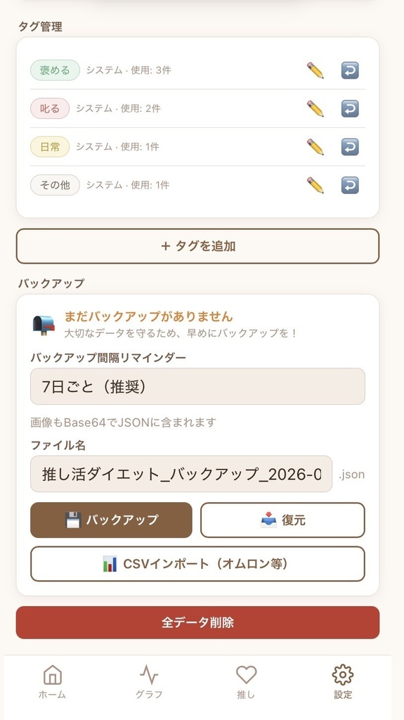 推しと一緒に体重管理ができる!「推し活ダイエット」アプリ