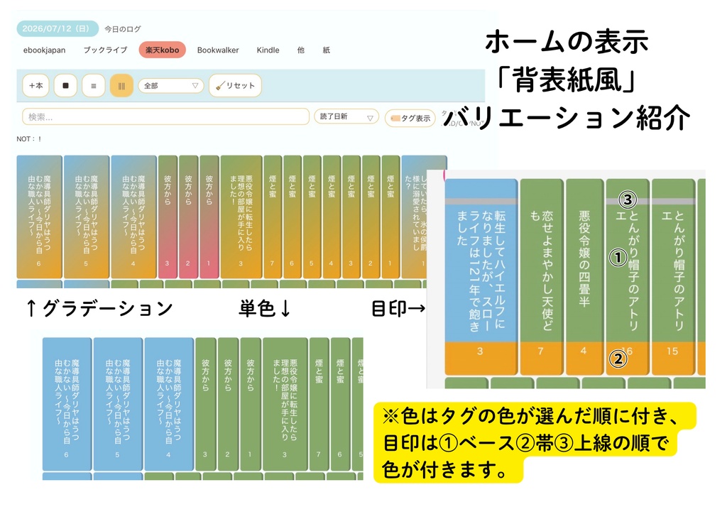 画像未使用の軽量読書ログ&蔵書管理Webアプリ「よみだな」