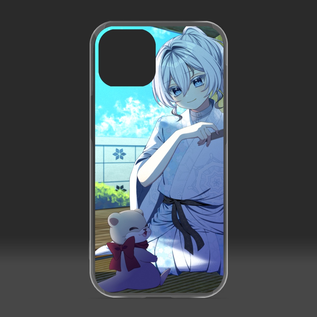 天氣とほのかな夏クリアiphoneケース