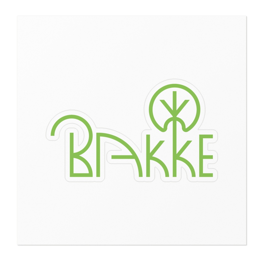 BAKKEロゴステッカー