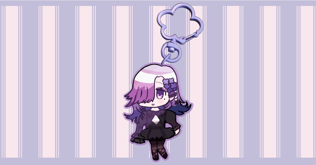 デフォルメわたくしアクリルキーホルダー