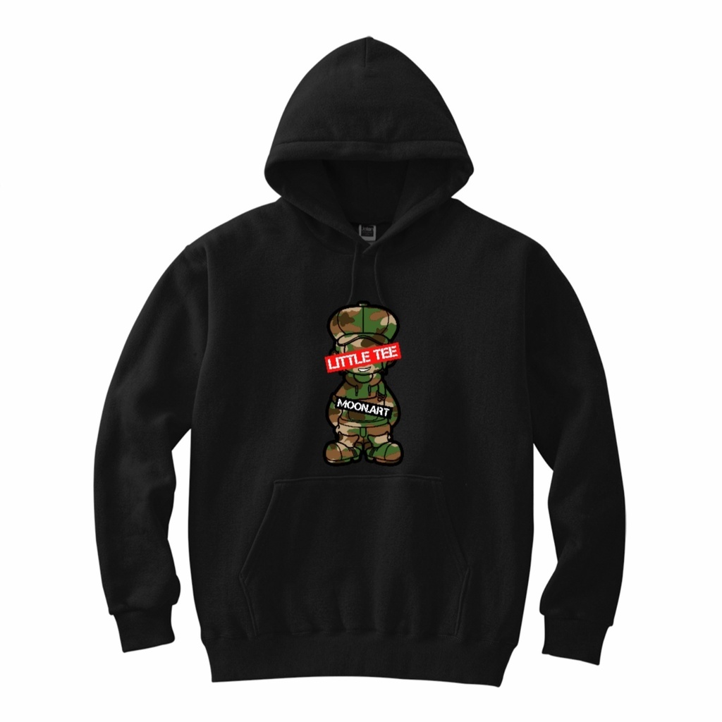 LittleTeeパーカー【ブラック】
