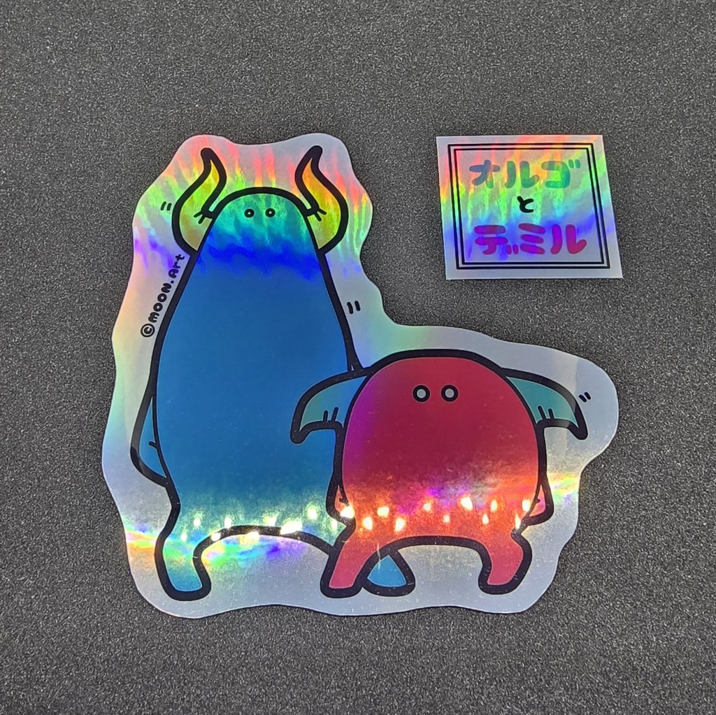 【オルゴとデミル】ホログラムステッカー1