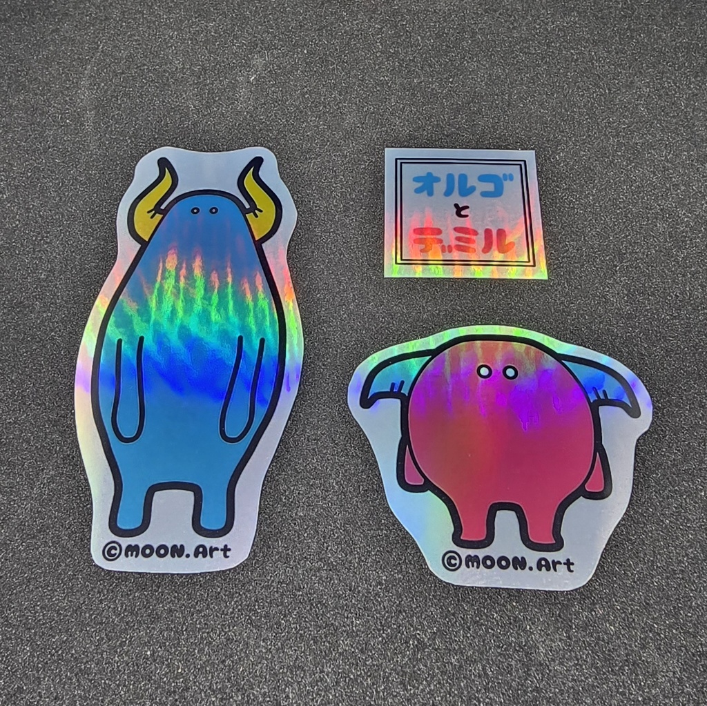 【オルゴとデミル】ホログラムステッカー2