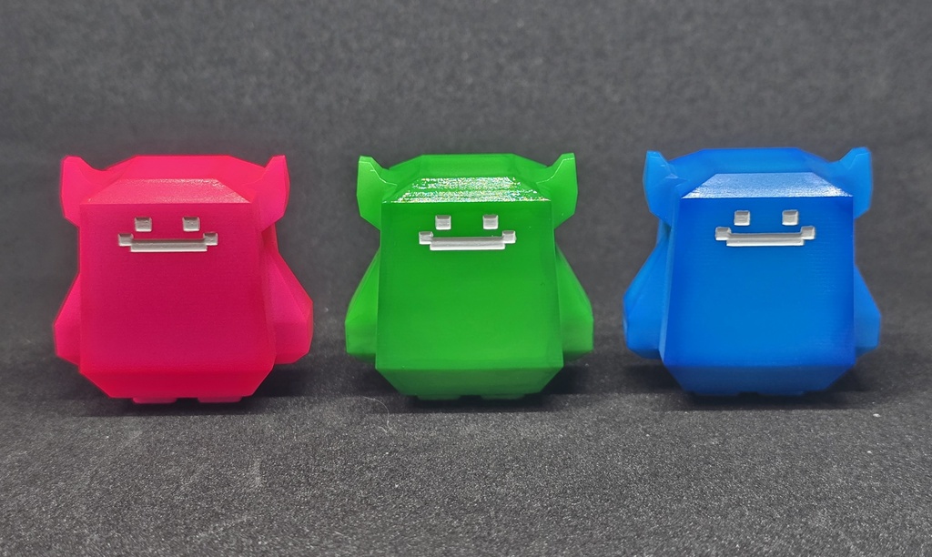 ポリデモン【ポリゴンカラー】ピンク、グリーン、ブルー