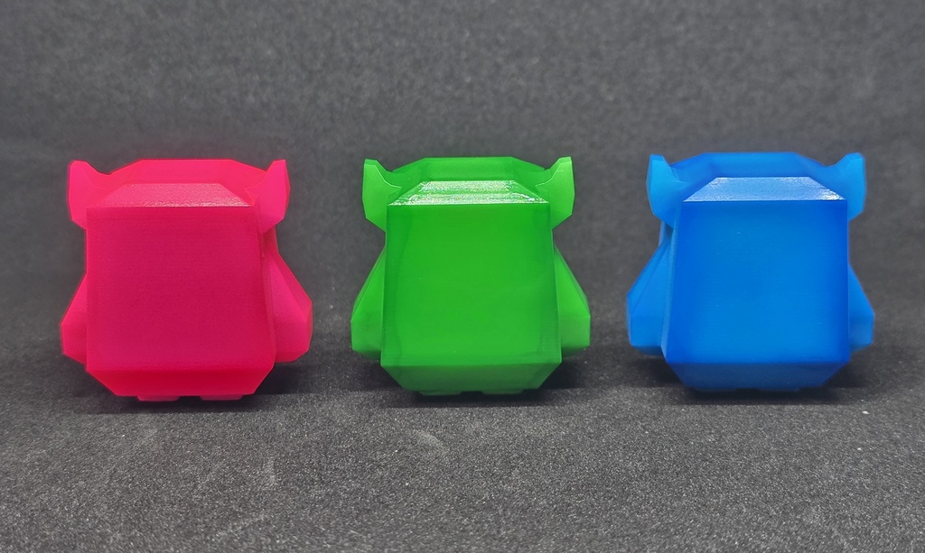 ポリデモン【ポリゴンカラー】ピンク、グリーン、ブルー