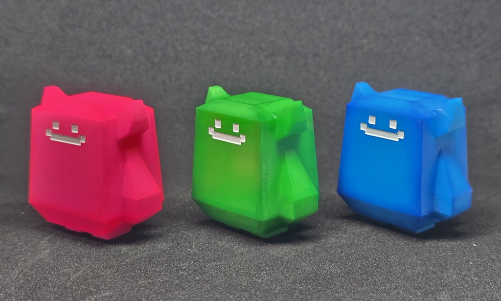 ポリデモン【ポリゴンカラー】ピンク、グリーン、ブルー