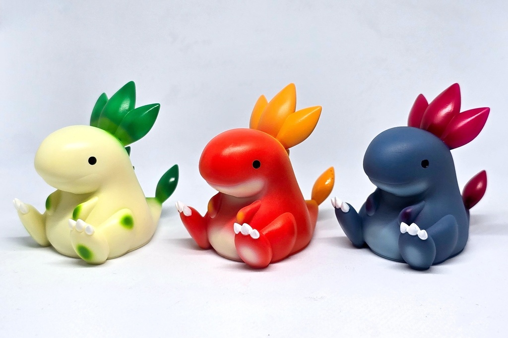 おすわりマンドラゴン【DXセット】(限)だいこん+エケベリアブルー+アランチャ