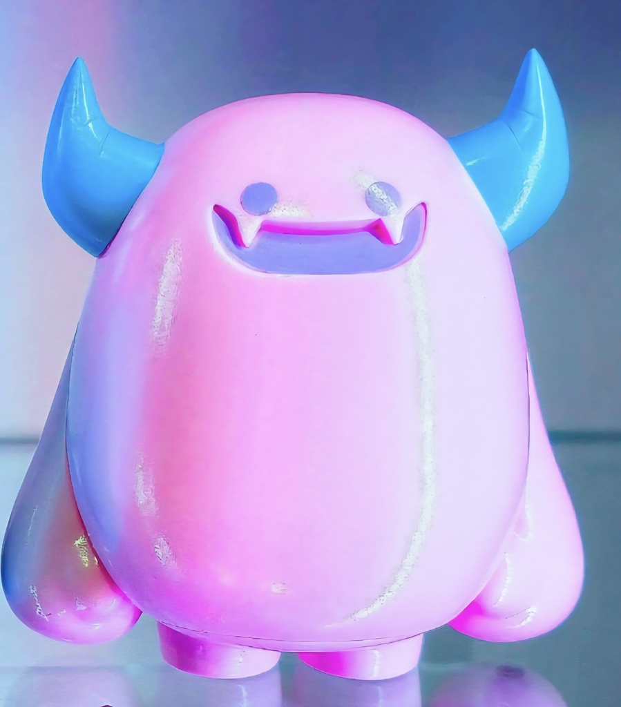 デモンソフビNo.010【ﾐﾙｷｰｺｯﾄﾝ】Milky Pink