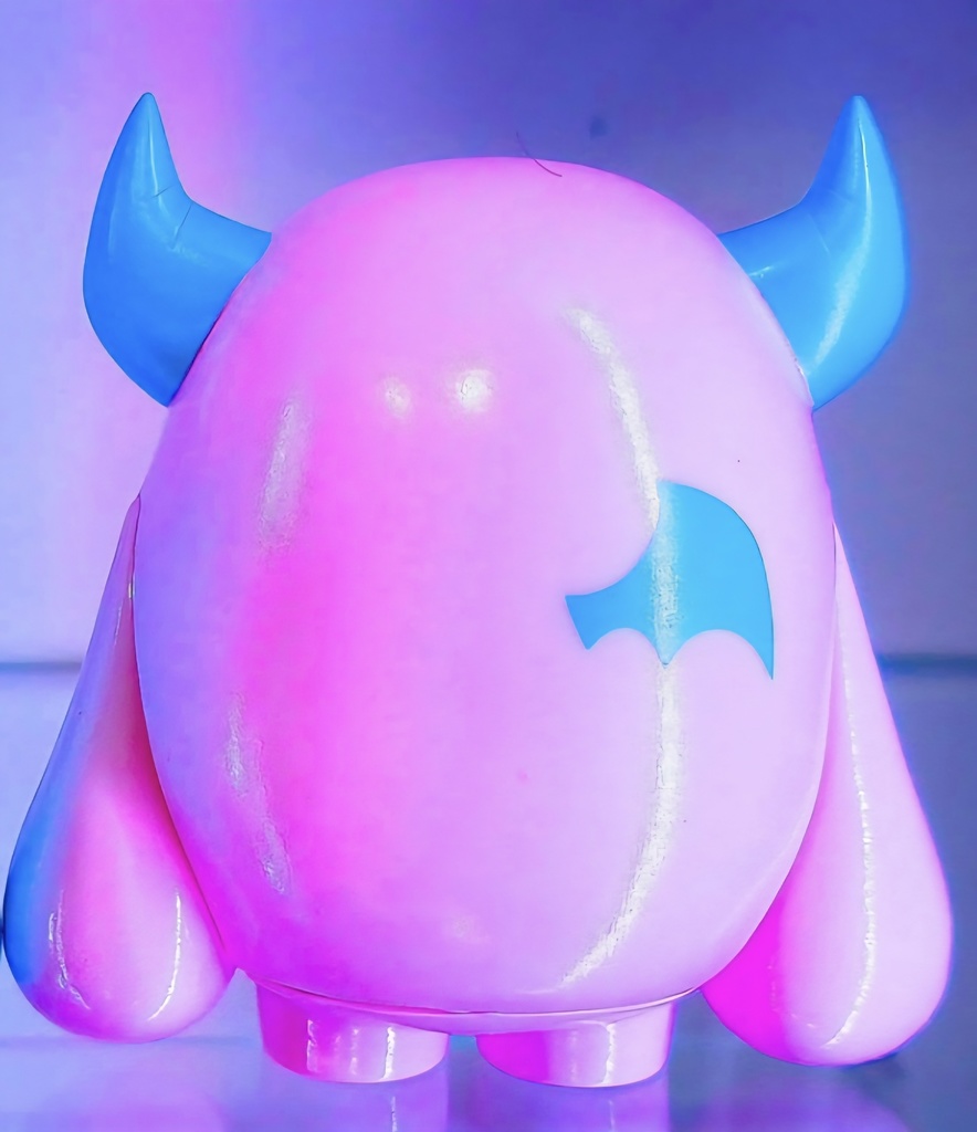 デモンソフビNo.010【ミルキーコットン】Milky Pink