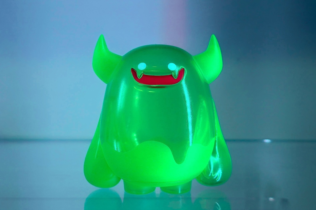 デモンソフビNo.012【Slime Green 】