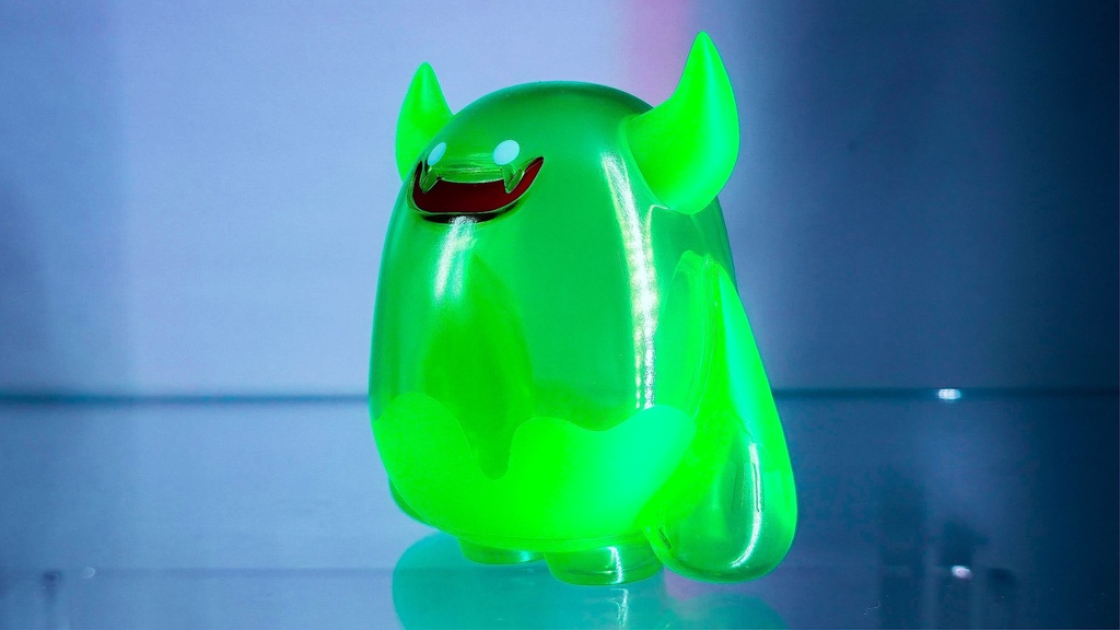 デモンソフビNo.012【Slime Green 】