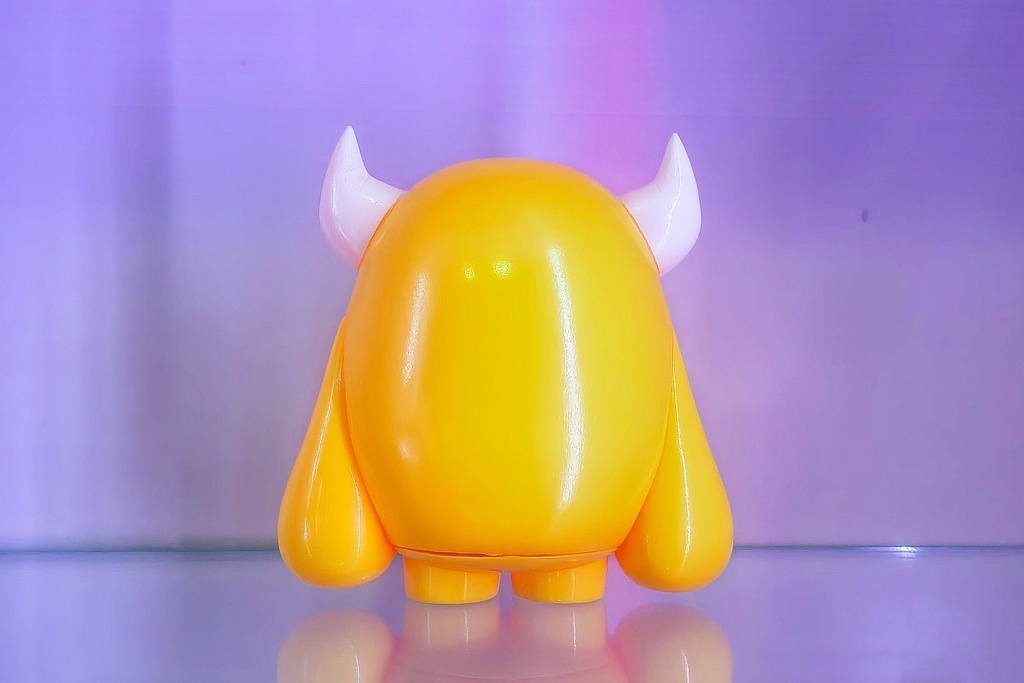 デモンソフビNo.019【Banana Yellow】※数量限定タグ付き版版