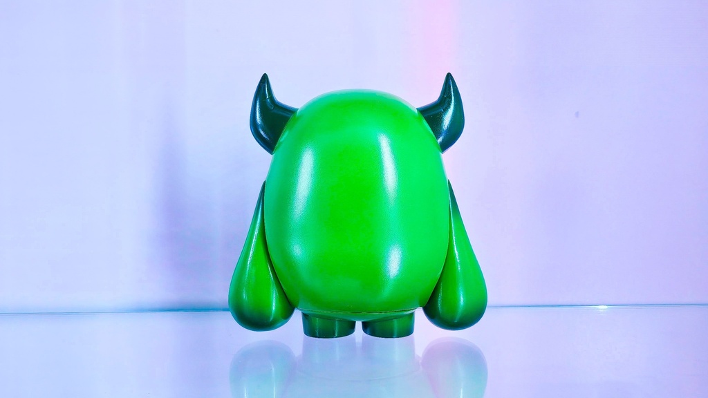 【数量限定タグ付】デモンソフビ【No.025】GreenTee