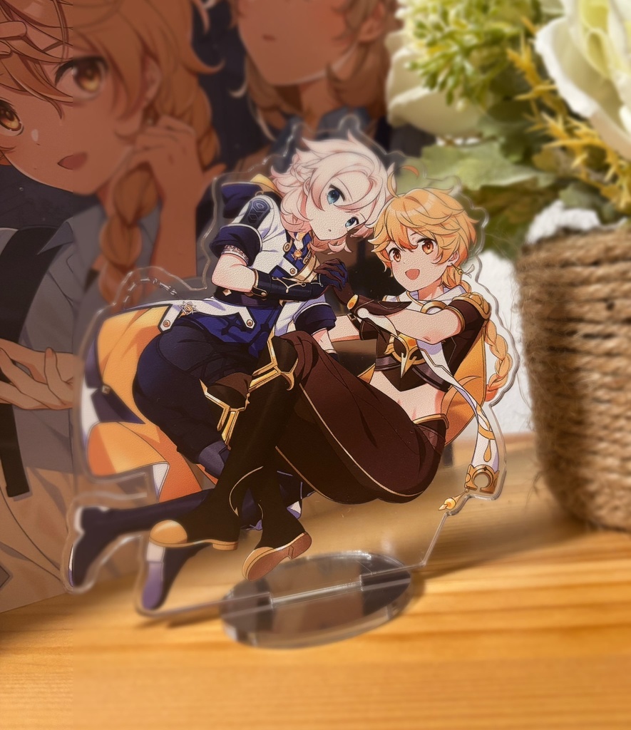 空とアルベドのアクリルスタンド