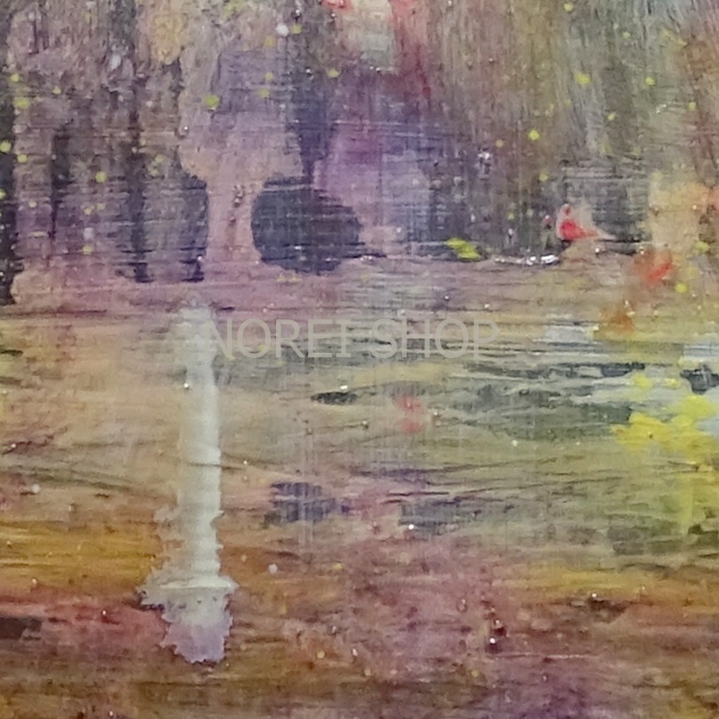 油彩画 原画「人生の底の色」