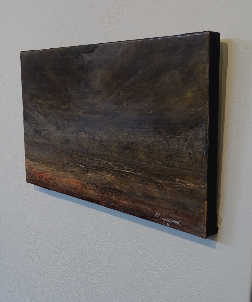 油彩画 原画「心安の海」