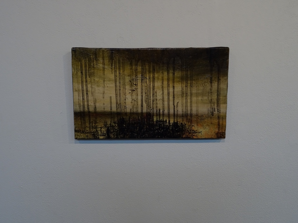 油彩画 原画「音の無い反抗」